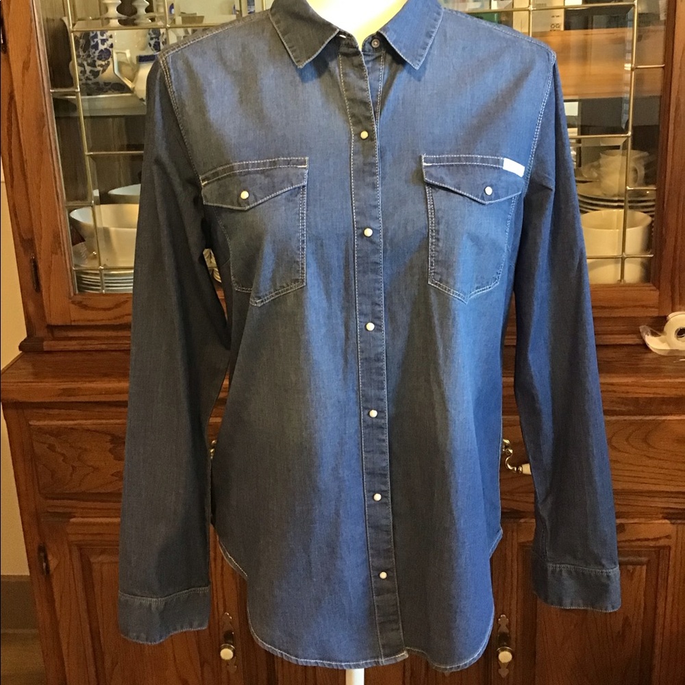 Calvin Klein Jeans Denim button down Shirt